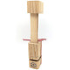 Casse Noix / Amandes / Noisette en Bois et Ruban Alsace