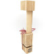 Nut / Almond / Hazelnut Cracker in Wood and Alsace Ribbon