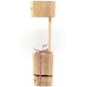 Nut / Almond / Hazelnut Cracker in Wood and Alsace Ribbon