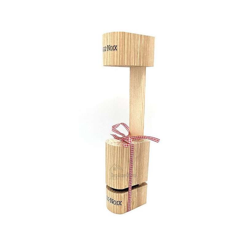 Casse Noix / Amandes / Noisette en Bois et Ruban Alsace