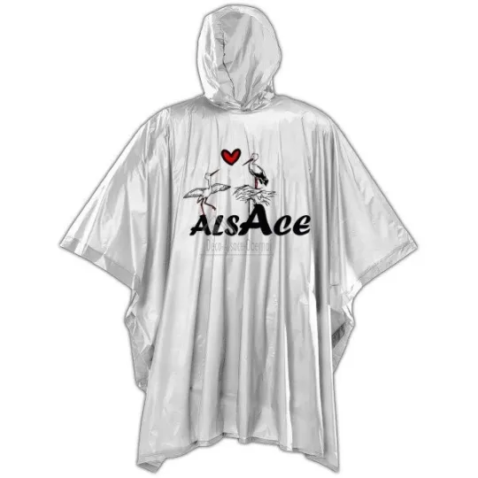Poncho de Pluie imperméable Cigogne d'Alsace