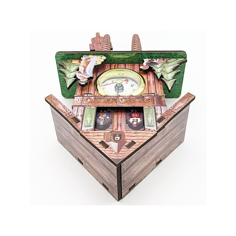 Coucou en Bois avec Montre et mouvement de Pendule