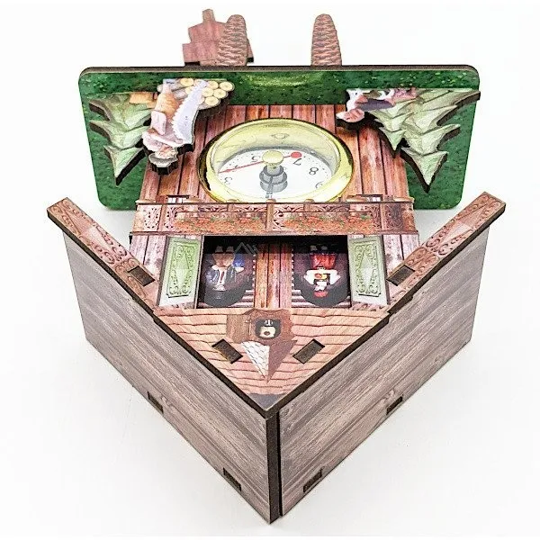 Cuckoo in Wood with Watch and Pendulum Movement