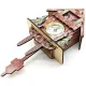 Coucou en Bois avec Montre et mouvement de Pendule