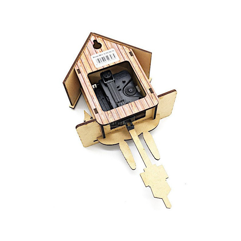 Cuckoo in Wood with Watch and Pendulum Movement
