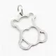 Pendentif petit Ourson en Acier inoxydable