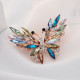 Fancy Gold Brosche Schmetterling Form im Flug Set mit Strass
