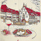 Kitchen Towel Market Square in Obernai