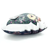 Heart Cushion 28cm Lovely Elsa padded multi Flowers