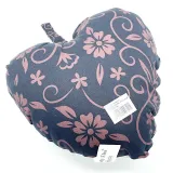 Heart Cushion 28cm Lovely Elsa padded multi Flowers