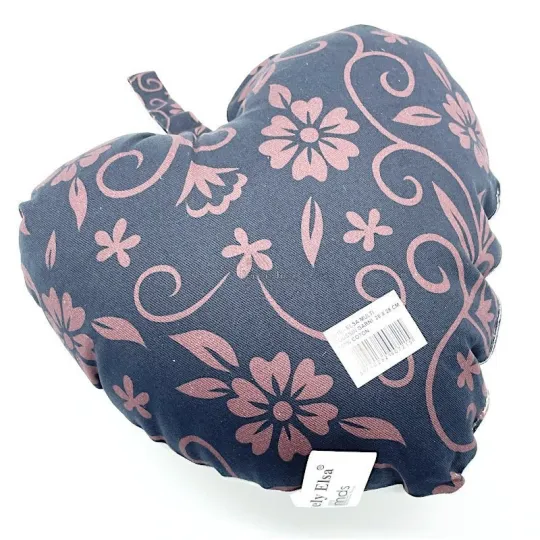 Kussen Hart 28 cm Lovely Elsa gevuld multicolor Bloemen
