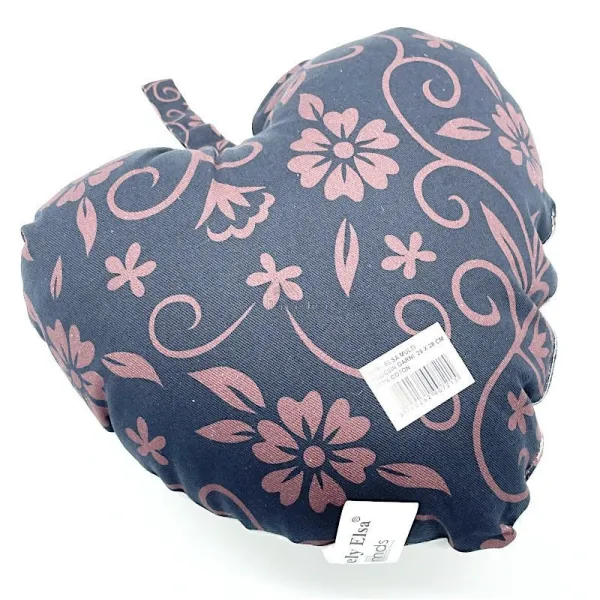 Heart Cushion 28cm Lovely Elsa padded multi Flowers