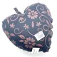 Coussin Coeur 28 cm Lovely Elsa rembourré multi Fleurs