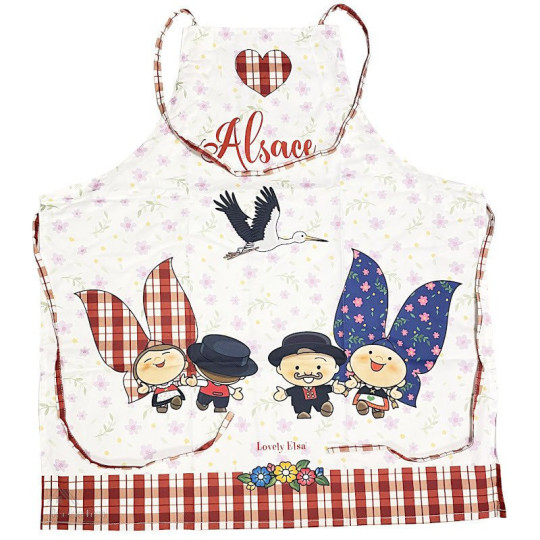 Lovely Elsa Alsace adjustable Kitchen Apron
