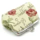 Porte Monnaie fermoir motif Rose en Fleurs
