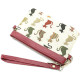 Ecru Shoulder Bag with Coloured Cats motif