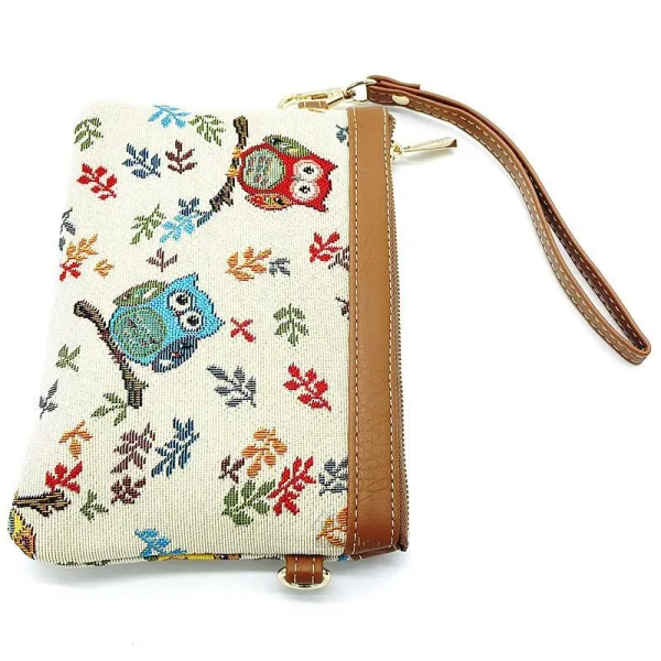 Umhängetasche mit Eulen-Vogel-Motiv