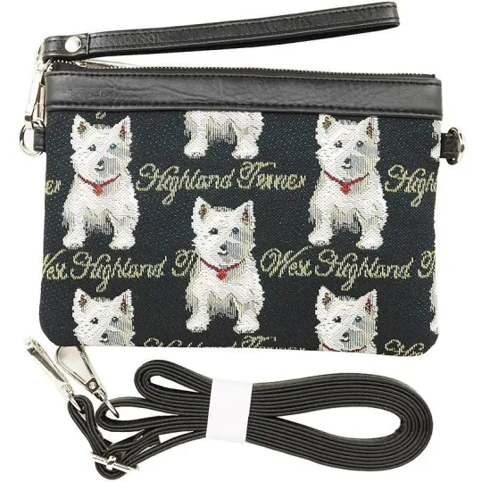 Sac à Main Bandoulière motif Chien Westie