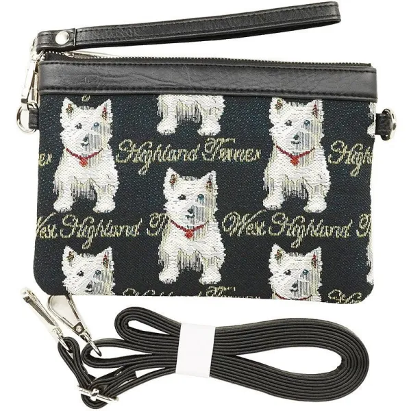 Sac à Main Bandoulière motif Chien Westie