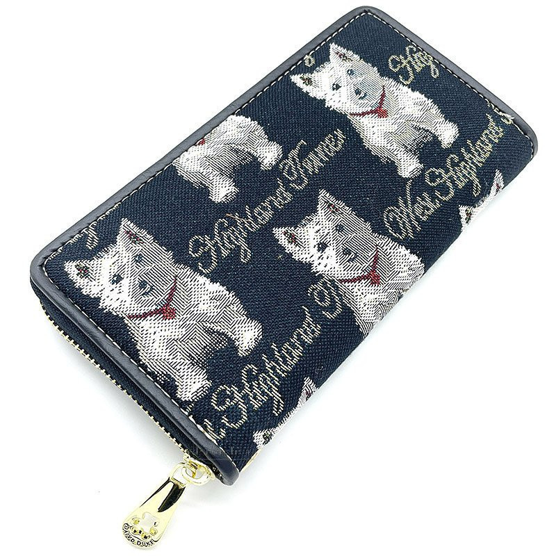 Geldbörse mit Handschlaufe mit Westie-Hund-Motiv