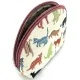 Pochette écru avec zip Chat en Couleur