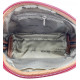 Ecru clutch bag with zip Cat in Colour