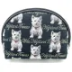Pochette avec zip motif Chien Westies