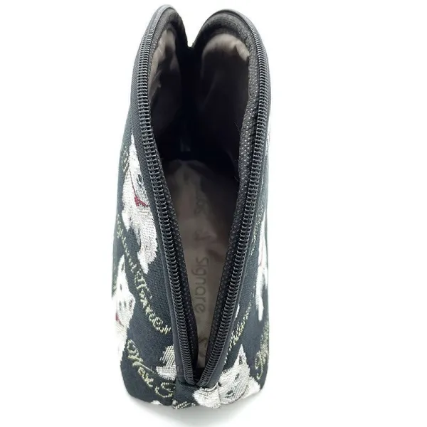 Pochette avec zip motif Chien Westies