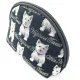 Pochette avec zip motif Chien Westies
