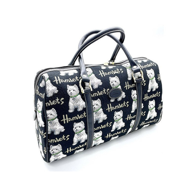 Große Handtasche mit Henkeln und Westies-Hundemotiv