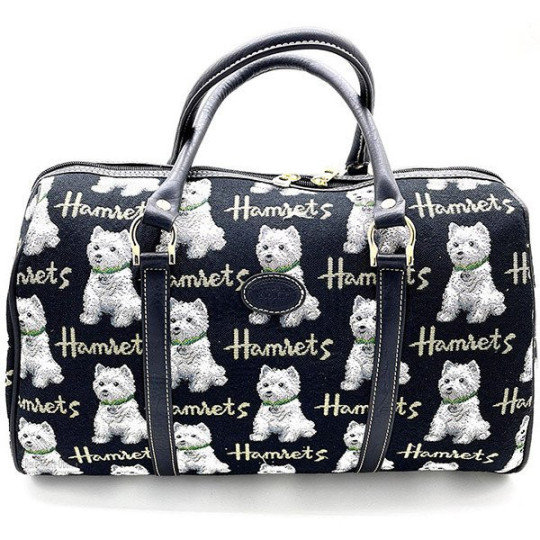 Große Handtasche mit Henkeln und Westies-Hundemotiv