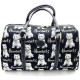 Large Westie Dog Handbag with handles