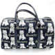 Large Westie Dog Handbag with handles