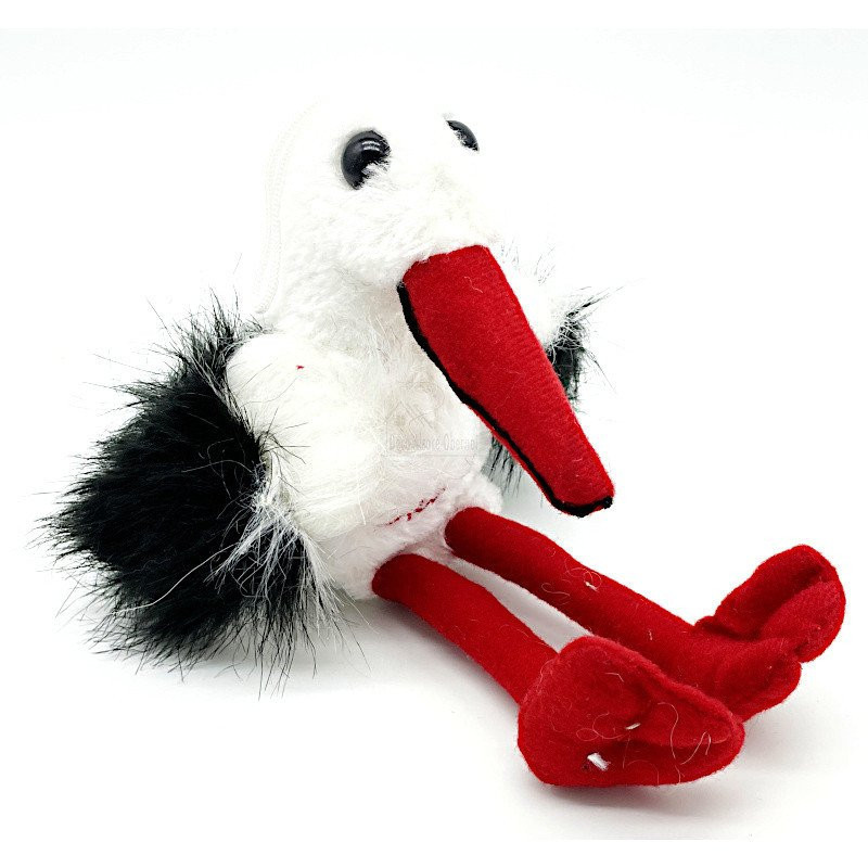 Cigogne d'Alsace en Peluche 25 cm brodé Alsace