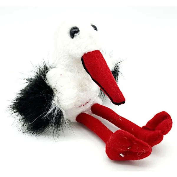 Alsace Stork Plush 25 cm Embroidered Alsace