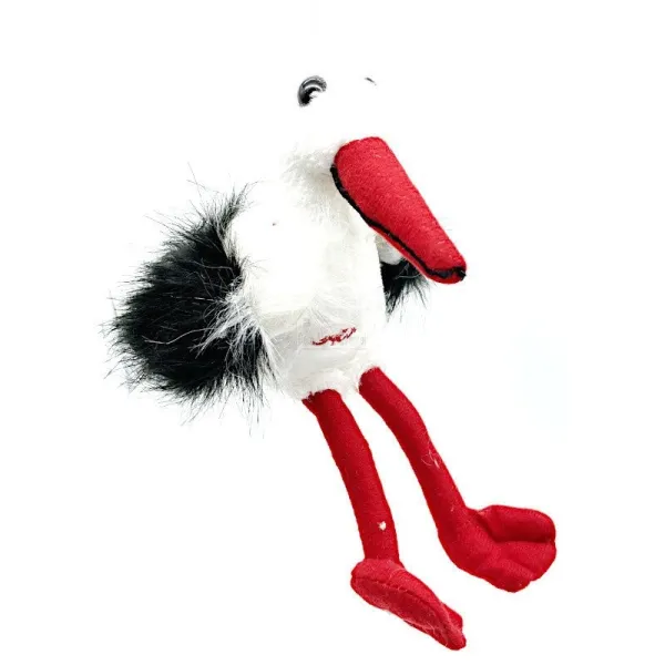 Alsace Stork Plush 25 cm Embroidered Alsace