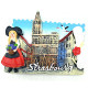 Alsatian Decorative Magnet and Strasbourg Cathedral
