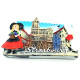 Alsatian Decorative Magnet and Strasbourg Cathedral