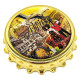 Magnet décapsuleur doré Couple d'Alsacien
