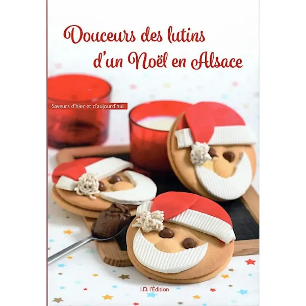 Süßes Rezeptbuch der Elfen eines Weihnachten im Elsass