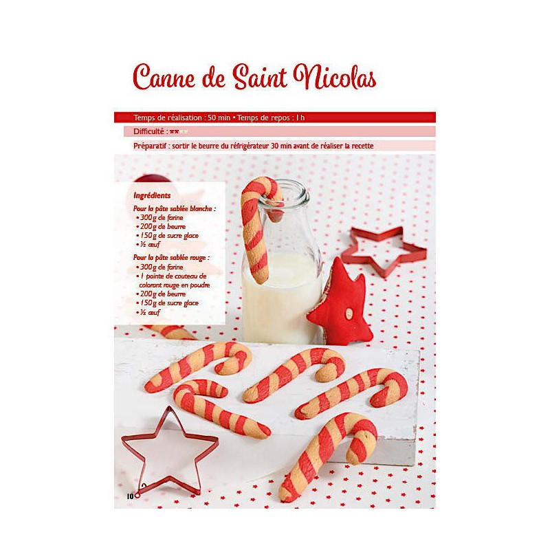 Sweet recipe book of the elves of a Christmas in Alsace