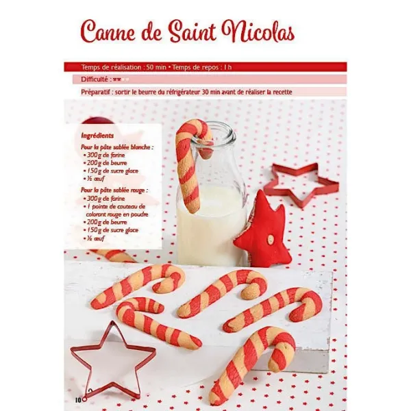 Livre de Recettes Douceurs des Lutins d'un Noël en Alsace