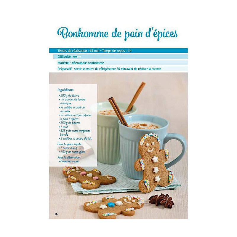 Süßes Rezeptbuch der Elfen eines Weihnachten im Elsass