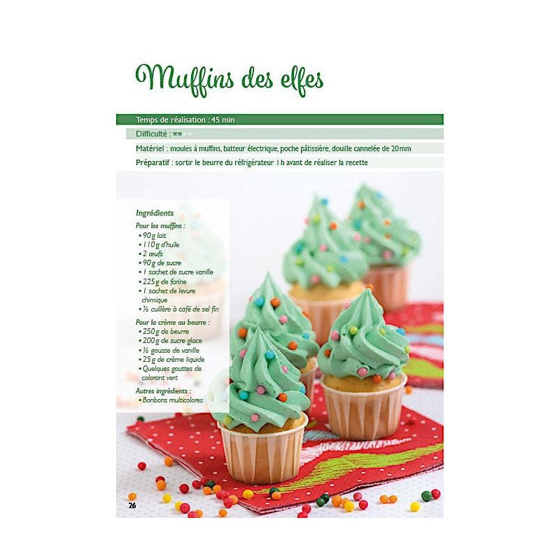 Süßes Rezeptbuch der Elfen eines Weihnachten im Elsass