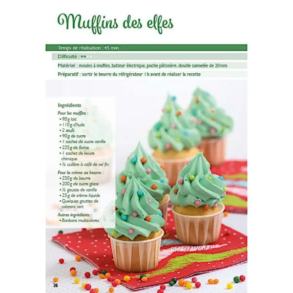 Sweet recipe book of the elves of a Christmas in Alsace