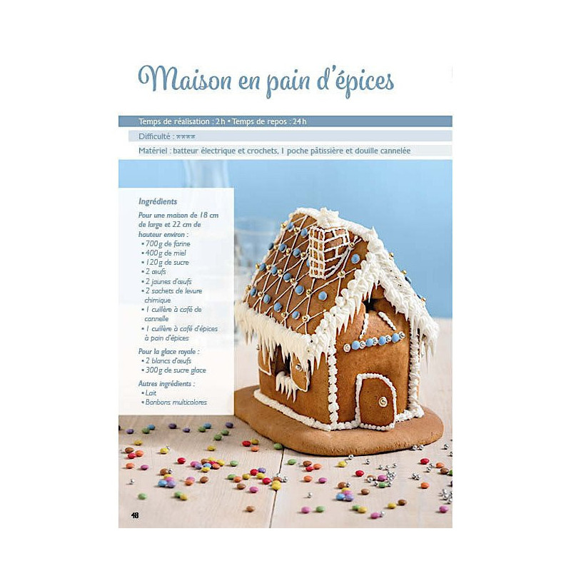Süßes Rezeptbuch der Elfen eines Weihnachten im Elsass