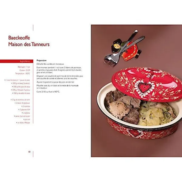 Rezept-Buchkoch mit Elsass-Keramik