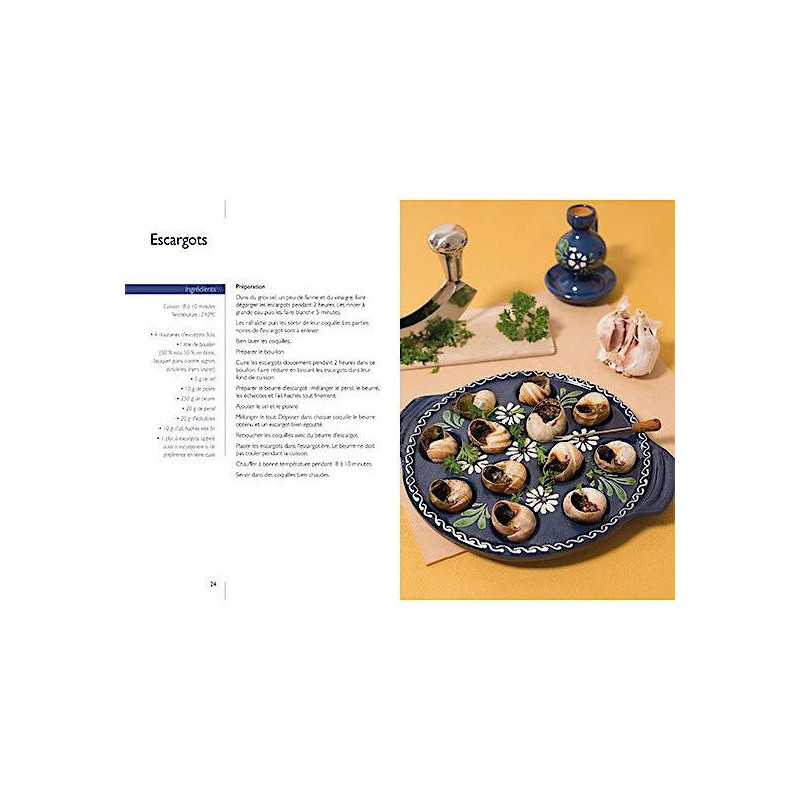 Rezept-Buchkoch mit Elsass-Keramik
