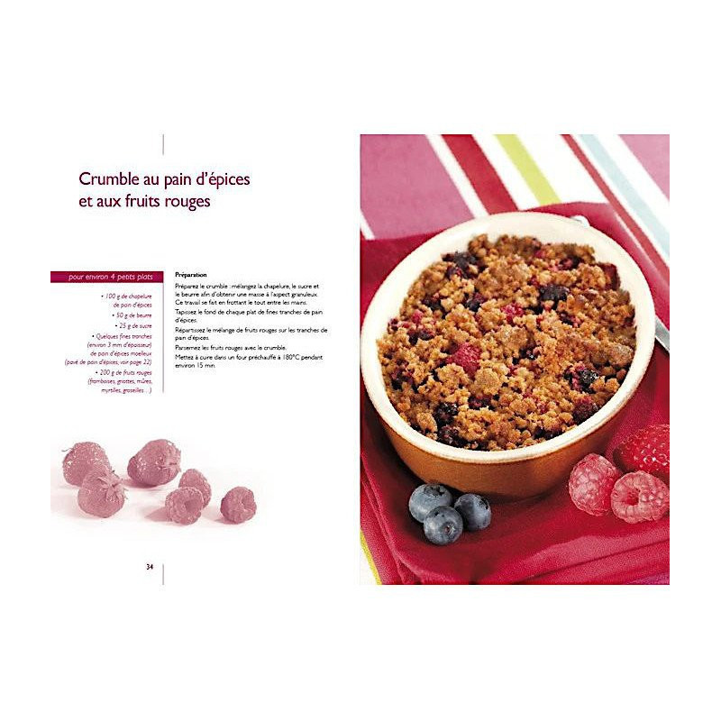 Recipe book of spice bread