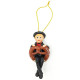 Alsatian pendant light sitting in a pretzel